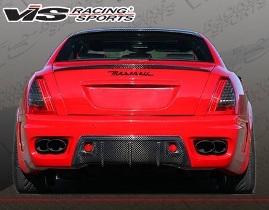 2005-2007 Maserati Quattroporte 4 doors Carbon Fiber Black Spoiler-1