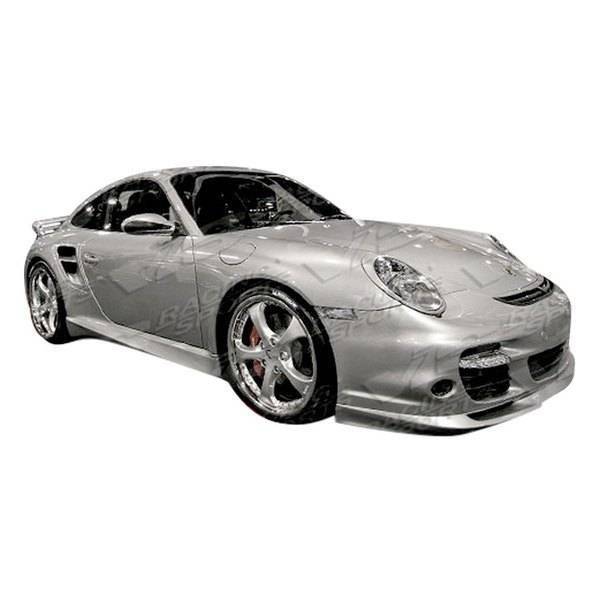 2005-2011 Porsche 997 2 doors TURBO Style FRP Primer Front Bumper-1
