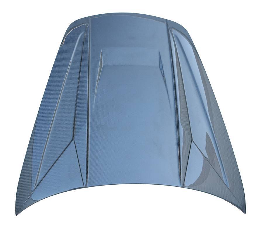 2005-2013 Porsche Boxster 2 doors STS Style Carbon Fiber Black Hood-3