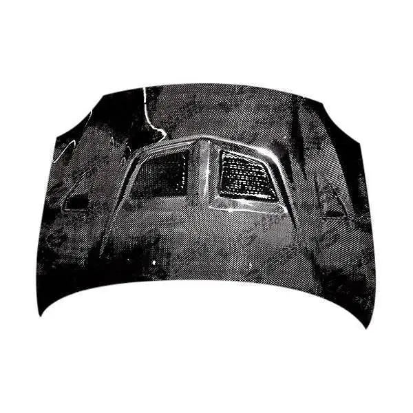 2005-2010 Scion TC 2 doors EVO Style Carbon Fiber Black Hood-2
