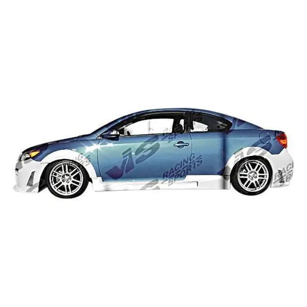 2005-2010 Scion TC 2 doors OCTANE Style FRP Primer Side Skirts-1