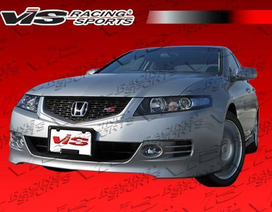 2006-2008 Acura TSX 4 doors EURO-R Style FRP Primer Front Lip-4