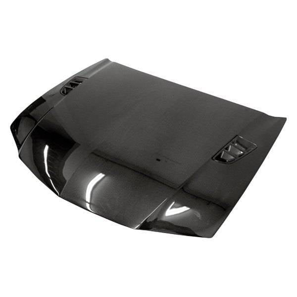 2006-2008 Acura TSX 4 doors RR Style Carbon Fiber Black Hood-2