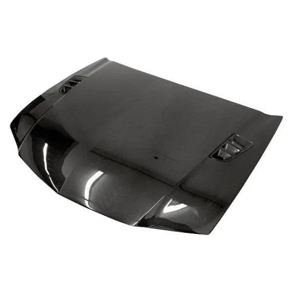 2006-2008 Acura TSX 4 doors RR Style Carbon Fiber Black Hood-2