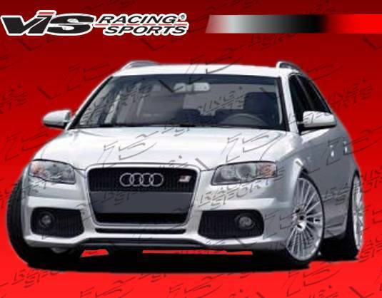2006-2008 Audi A4 4 doors C-TECH Style FRP Primer Front Lip-2