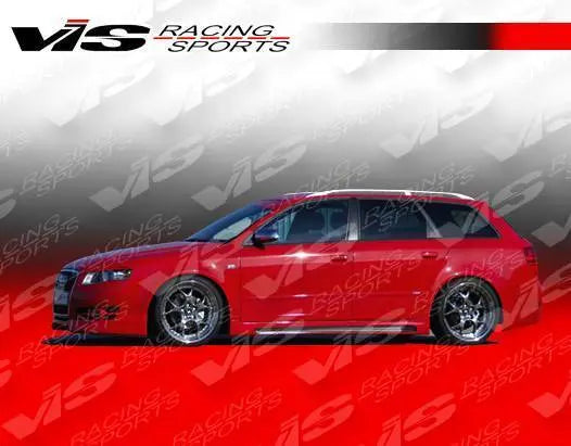 2006-2008 Audi A4 4 doors R-TECH Style FRP Primer Side Skirts-2