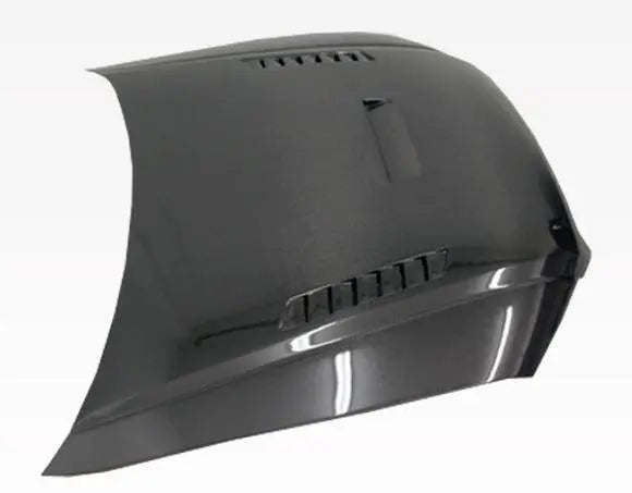 2006-2008 AUDI A4 4 doors XTS Style Carbon Fiber Black Hood-4