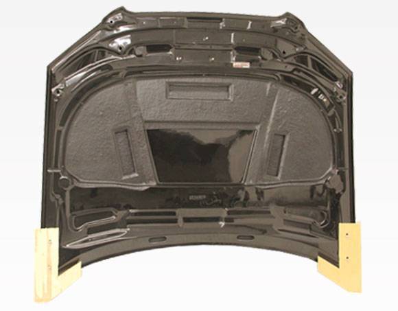 2006-2008 AUDI A4 4 doors XTS Style Carbon Fiber Black Hood-5