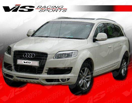 2006-2009 Audi Q7 4 doors A-TECH Style POLYURETHANE Black Front Lip-2