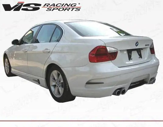 2006-2011 BMW 3 SERIES E90 4 doors RSR Style FRP Primer Side Skirts-2