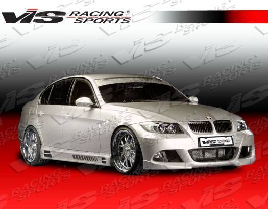 2006-2008 BMW 3 SERIES E90 4 doors R-TECH Style FRP Primer Front Bumper-2