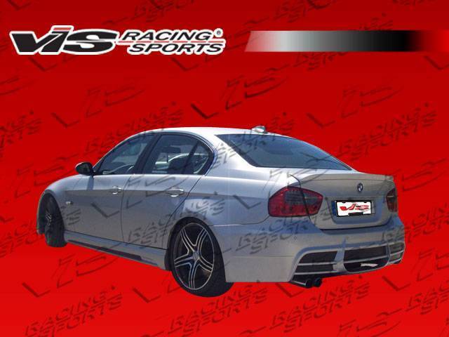 2006-2011 BMW 3 SERIES E90 4 doors VIP Style FRP Primer Rear Bumper-3