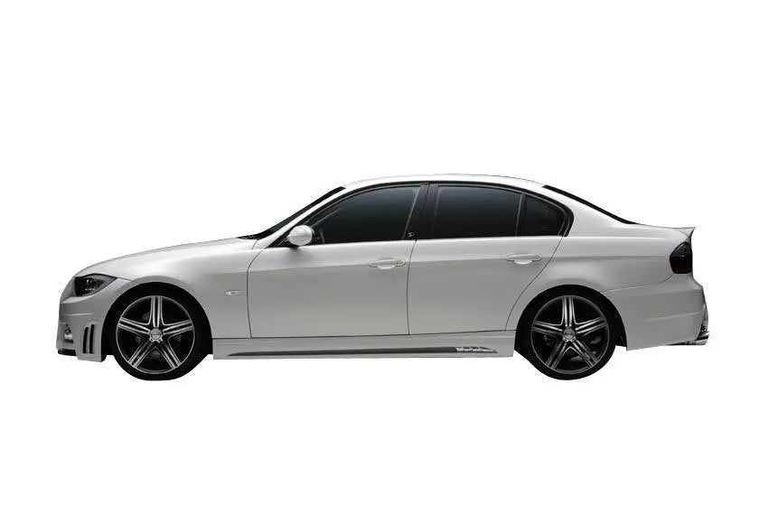 2006-2011 BMW 3 SERIES E90 4 doors VIP Style FRP Primer Side Skirts-1