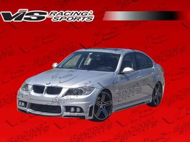 2006-2011 BMW 3 SERIES E90 4 doors VIP Style FRP Primer Side Skirts-6