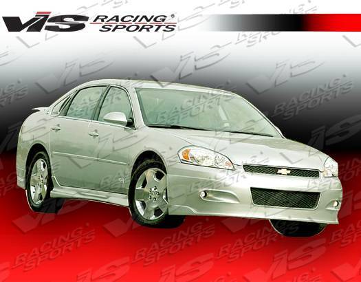 2006-2007 Chevrolet Impala 4 doors RACE Style FRP Primer Front Lip-2