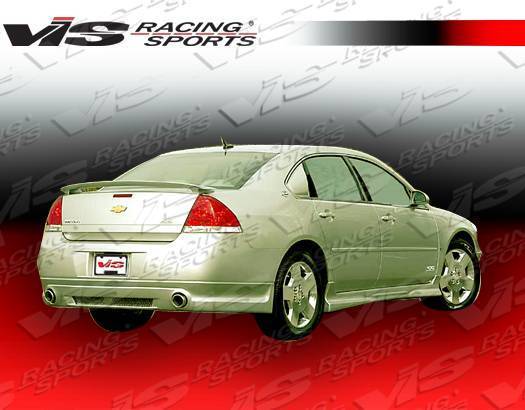 2006-2007 Chevrolet Impala 4 doors RACE Style FRP Primer Rear Lip-2