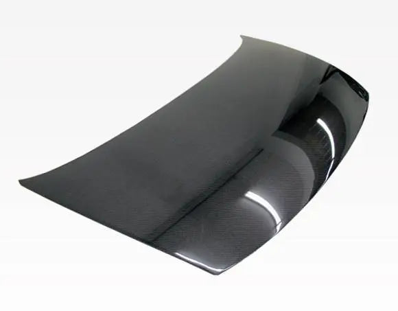 2006-2011 Honda Civic 2 doors OEM Style Carbon Fiber Black Hood-2