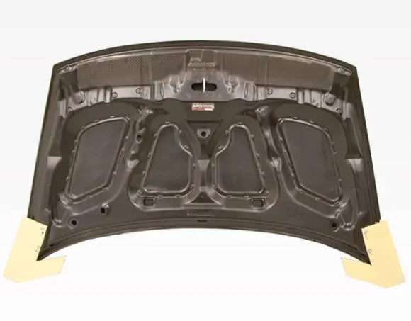 2006-2011 Honda Civic 2 doors OEM Style Carbon Fiber Black Hood-4