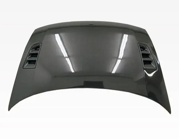 2006-2011 Honda Civic 2 doors RR Style Carbon Fiber Black Hood-3