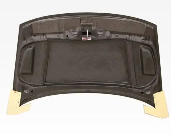 2006-2011 Honda Civic 2 doors RR Style Carbon Fiber Black Hood-4
