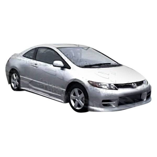 2006-2011 Honda Civic 2 doors TERMINATOR Style FRP Primer Front Bumper-1