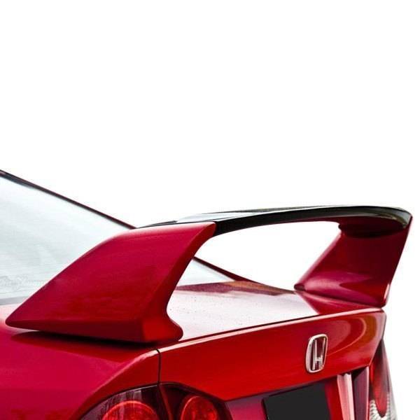 2006-2011 Honda Civic 2 doors Type R Concept Style FRP Primer Spoiler-3