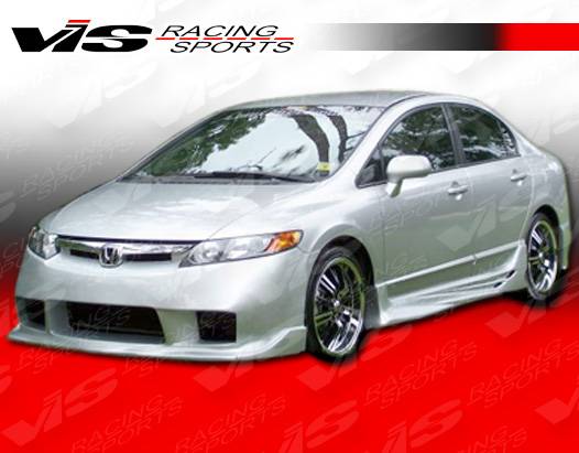 2006-2008 Honda Civic 4 doors ALFA Style FRP Primer Full Kit-1