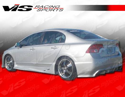 2006-2008 Honda Civic 4 doors ALFA Style FRP Primer Full Kit-2