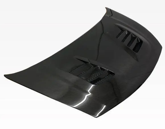 2006-2011 Honda Civic JDM 4 doors J Speed Style Carbon Fiber Black Hood-1