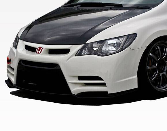 2006-2011 Honda Civic JDM 4 doors MM Style FRP Primer Front Bumper-6