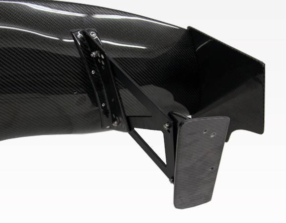 2006-2011 Honda Civic 4 doors Carbon Fiber Black Spoiler-5
