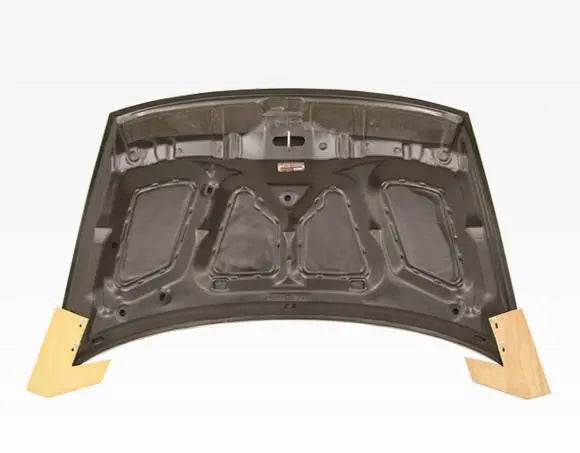 2006-2011 Honda Civic 4 doors OEM Style Carbon Fiber Black Hood-4