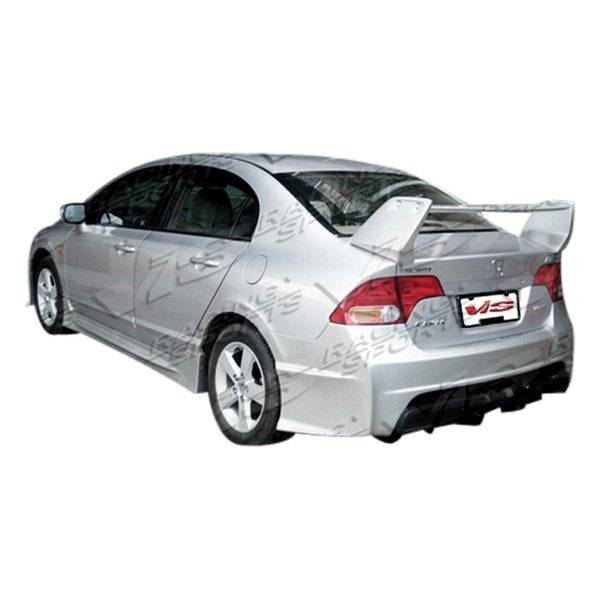 2006-2008 Honda Civic 4 doors TECHNO R 2 Style FRP Primer Full Kit-2