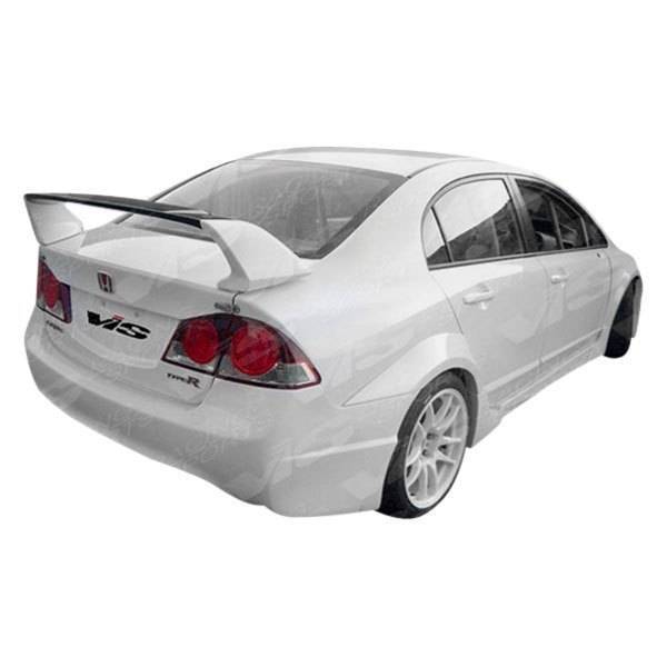 2006-2011 Honda Civic 4 doors Type R Concept Style FRP Primer Spoiler-1