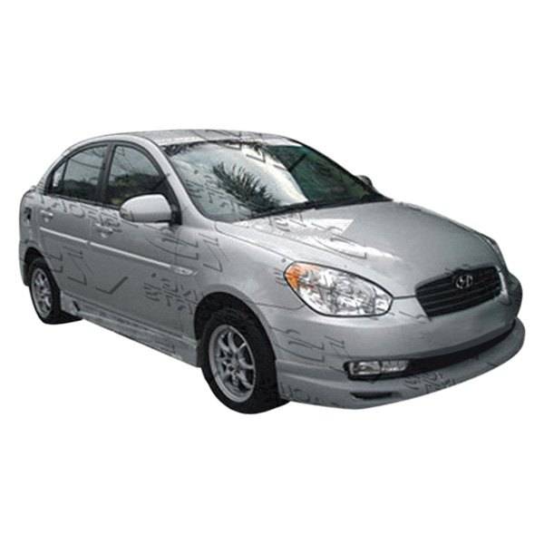 2006-2008 Hyundai Accent 4 doors FUZION Style FRP Primer Full Kit-1