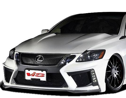 2006-2011 Lexus GS300 GS430 4 doors JW Style FRP Primer Front Bumper-1