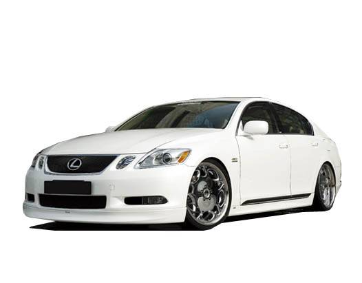 2006-2007 Lexus GS300 GS430 4 doors WINGS Style FRP Primer Full Kit-1