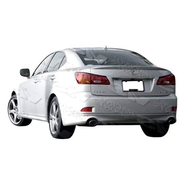 2006-2013 Lexus IS250 IS350 4 doors TECHNO R Style FRP Primer Rear Lip-1