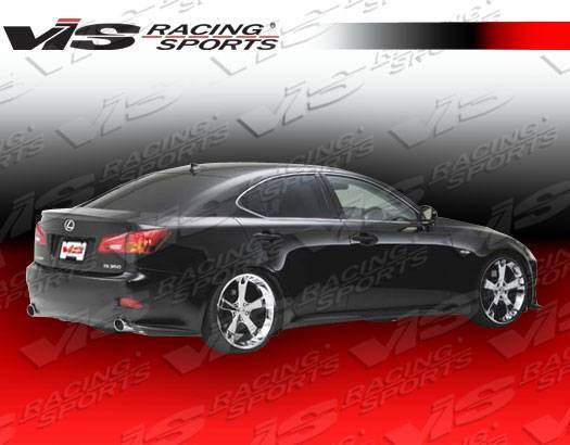 2006-2013 Lexus IS250 IS350 4 doors VIP 2 Style FRP Primer Rear Lip-2