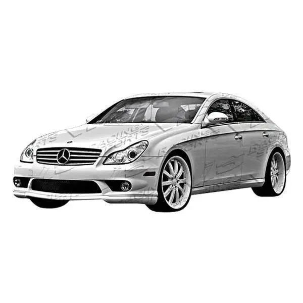 2006-2011 Mercedes CLS C Tech Style FRP Primer Side Skirts-1