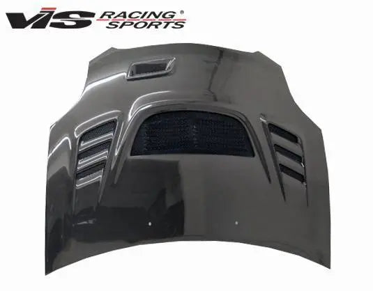 2006-2012 Mitsubishi Eclipse 2 doors G Speed Style Carbon Fiber Black Hood-2