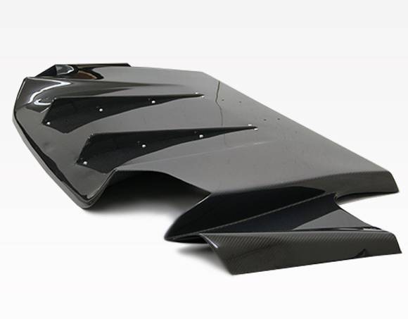 2006-2007 Mitsubishi EVO 9 Carbon Fiber Black Diffuser-1