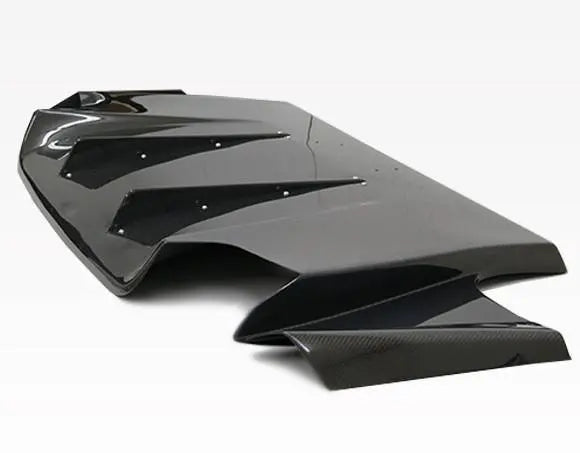2006-2007 Mitsubishi EVO 9 Carbon Fiber Black Diffuser-1