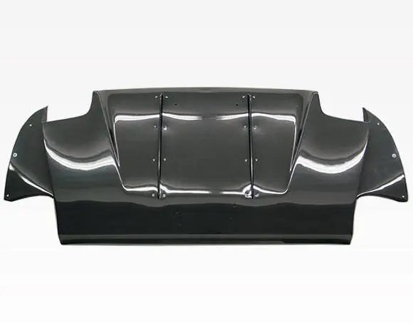 2006-2007 Mitsubishi EVO 9 Carbon Fiber Black Diffuser-3