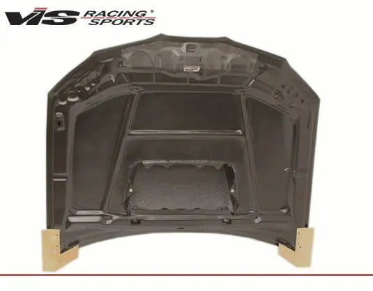 2006-2007 Subaru WRX 4 doors STI Style Carbon Fiber Black Hood-3
