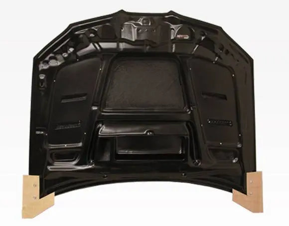 2006-2007 Subaru WRX 4 doors VRS Style Carbon Fiber Black Hood-5
