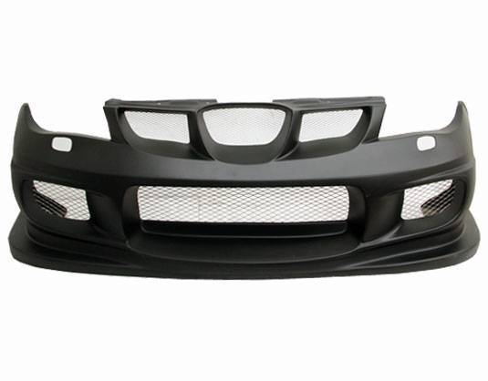 2006-2007 Subaru WRX 4 doors WINGS Style FRP Primer Front Bumper-4