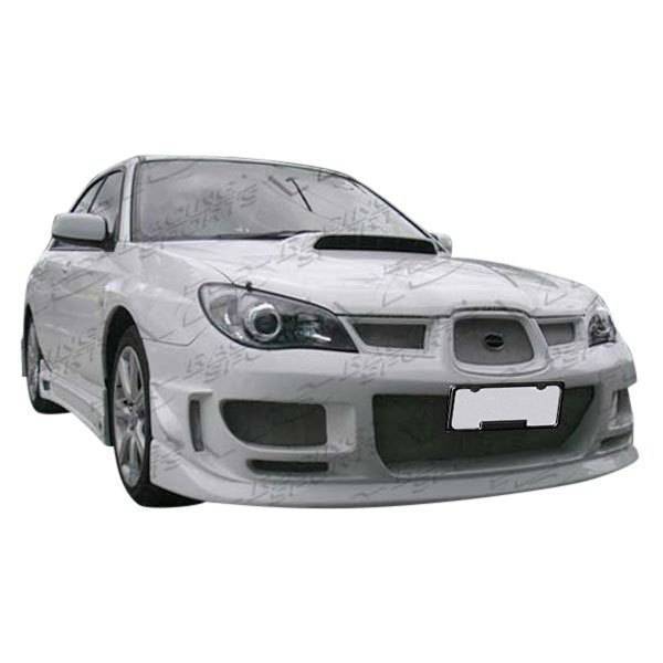 2006-2007 Subaru WRX 4 doors Z Speed Style FRP Primer Front Bumper-1
