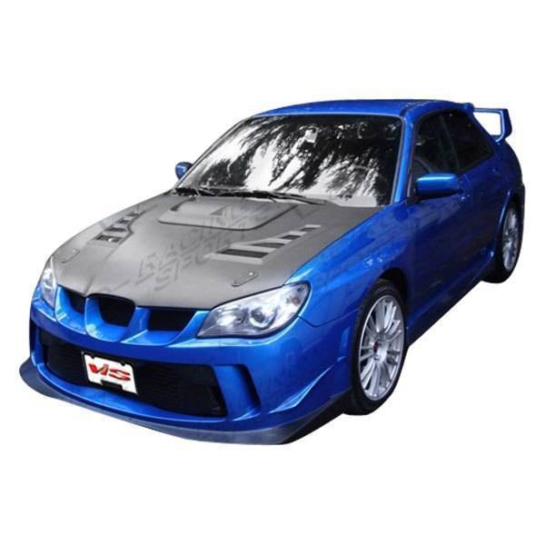 2006-2007 Subaru WRX 4 doors Z Sport Style FRP Primer Front Bumper-1