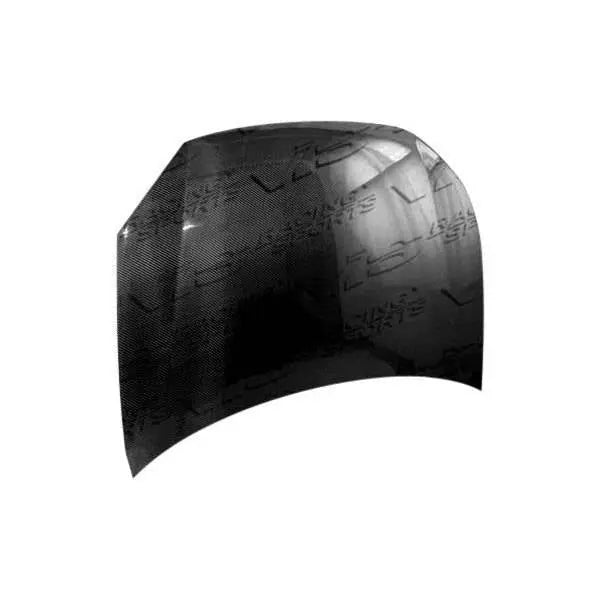 2006-2009 Volkswagen Jetta 4 doors OEM Style Carbon Fiber Black Hood-1